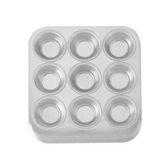 MasterClass Recycled Aluminium 9-Hole Muffin Tin - 24x22cm