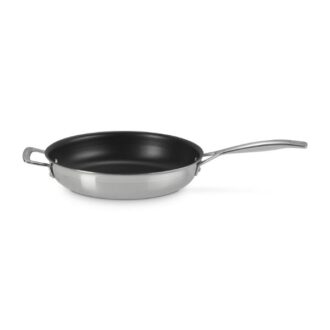 Le Creuset 3-ply Stainless Steel Non-Stick Frying Pan | Helper Handle | 28cm