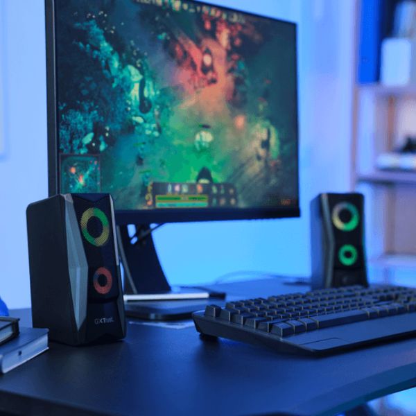 Trust GXT 606 Javv Speaker Set | 2.0 | RGB Lighting | Black - Image 5