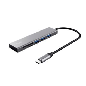 Trust Halyx USB-C Hub | Fast 5 Gbps | SD & MicroSD Reader