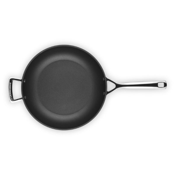 Le Creuset Toughened Non-Stick Deep Frying Pan | Helper Handle | 30cm | 3.6L - Image 3