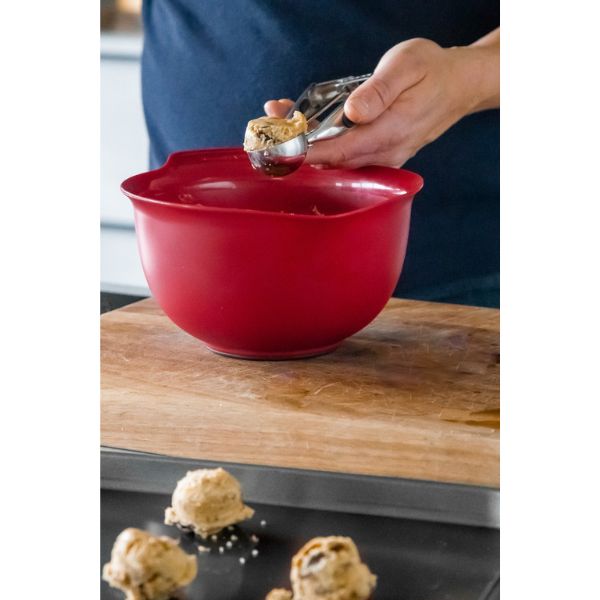 KitchenAid Nesting Mixing Bowl Set | 3pcs | Empire Red - Image 5