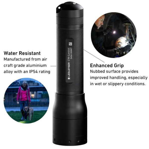 LedLenser C7R Classic Rechargeable Flashlight 1000lm - Image 3