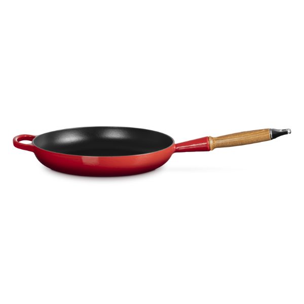 Le Creuset Cast Iron Frying Pan | Wooden Handle | 28cm | 2.6L - Image 10