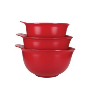 KitchenAid Nesting Mixing Bowl Set | 3pcs | Empire Red