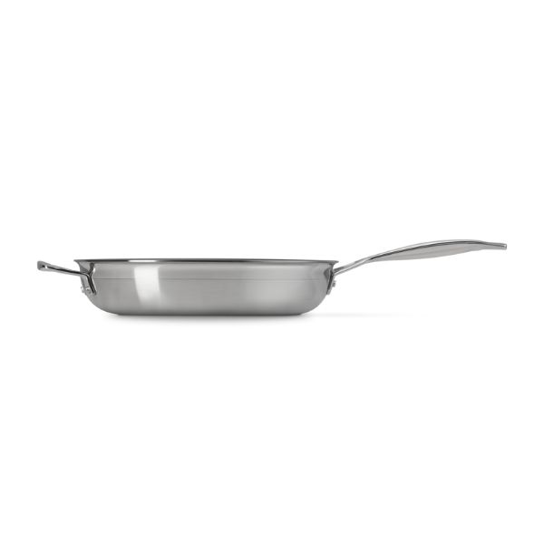 Le Creuset 3-ply Stainless Steel Non-Stick Frying Pan | Helper Handle | 28cm - Image 3
