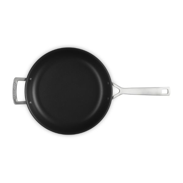 Le Creuset 3-ply Stainless Steel Non-Stick Frying Pan | Helper Handle | 28cm - Image 4